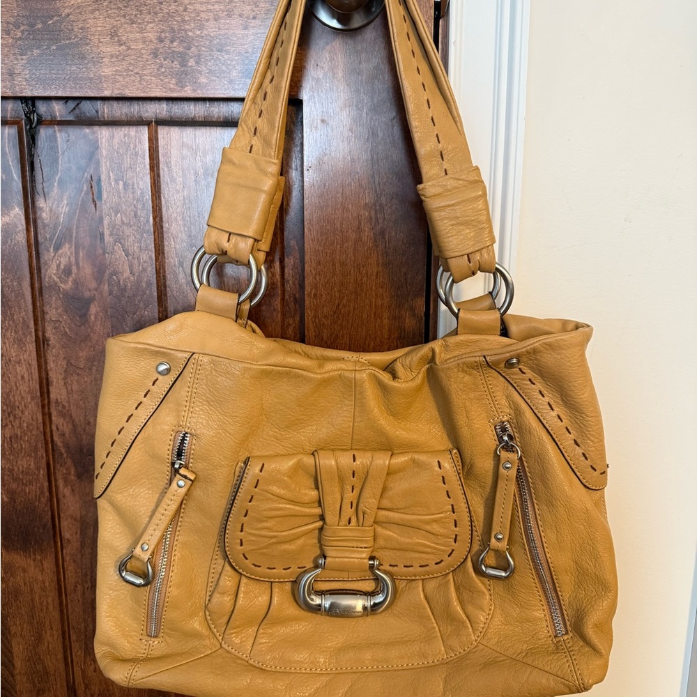 Vintage B. Makowsky Leather Hobo Bag